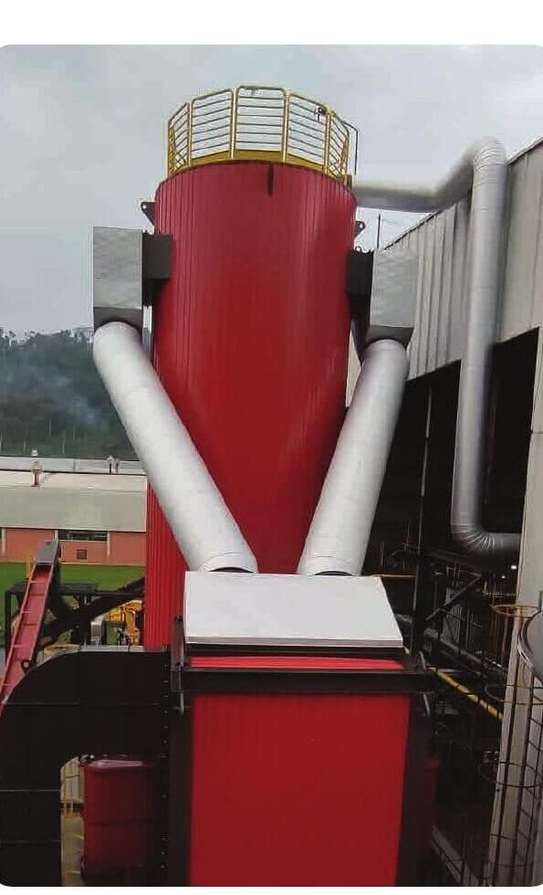 Isolamento térmico em tanque industrial